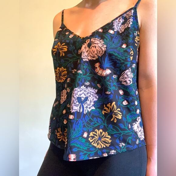 Veronica Beard Floral Silk Tank - Picture 9 of 9